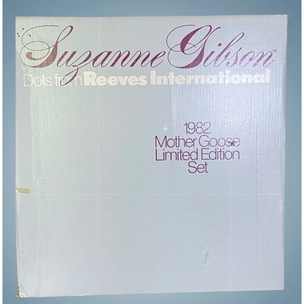 Suzanne Gibson 1982 Mother Goose Limited Edition Set Vintage Nursery Decor